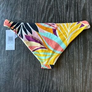 HURLEY verona moderate bikini swim bottoms size XL tropical print